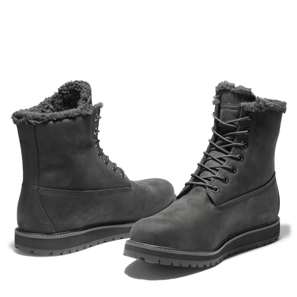 Botas 6-Inch Timberland Argentina Hombre - 6-Inch Richmond Ridge Waterproof - Negras - QZJLXF-024